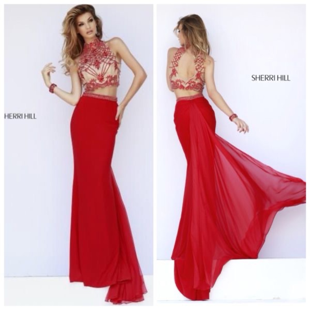Sherri hill 11212 prom dress / ball gown READ DESC
